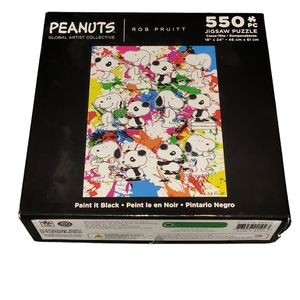 Peanuts Paint it Black 550 Piece Jigsaw Puzzle
